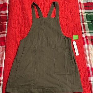 NWT Tinseltown Women's Mini Overall Style Dress | S